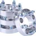 4PCS 5x4.72 Wheel Spacers 2 inch with 5 Lug for 5x120mm Hubcentric Wheel Adapters with 14X1.5 Studs 74mm Bore Wheel Spacer Adapters