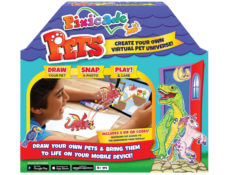 Pets VIP: Draw Your Own Pets & Bring Them to Life On Your Mobile Device or Tablet- Create Your Own Virtual Pet Universe Bonus Amusement Park- STEM Toys for Ages 6+ Pets VIP: Draw Your Own Pets & Bring Them to Life On Your Mobile Device or Tablet- Create Your Own Virtual Pet Universe Bonus Amusement Park- STEM Toys for Ages 6+