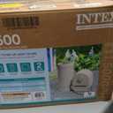 INTEX C1500 Cartridge Filter Pump for AGP: 1500 GPH Pump Flow Rate - Cartridge Gauge Indicator - HydroAeration Technology - Includes Type A Filter Cartridge - Turnover Rate/System Flow 1180 GPH