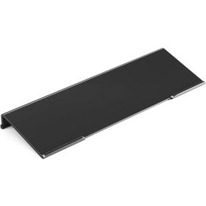 Richboom Computer Keyboard Stand Tilt PC Keyboard Stand Riser for Easy Ergonomic Typing, Acrylic Keyboard Tray Holder for Office Desk, Home, School, with Silicone Anti-Slip Case, Black (17 x 5.5 x 1.5 IN)