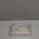 Cutter, Dish with Lid and Cutter, Stainless Steel Cutter Container Plastic Transparent Cover Cheese Storage Box for Kitchen Fridge(Wheat)