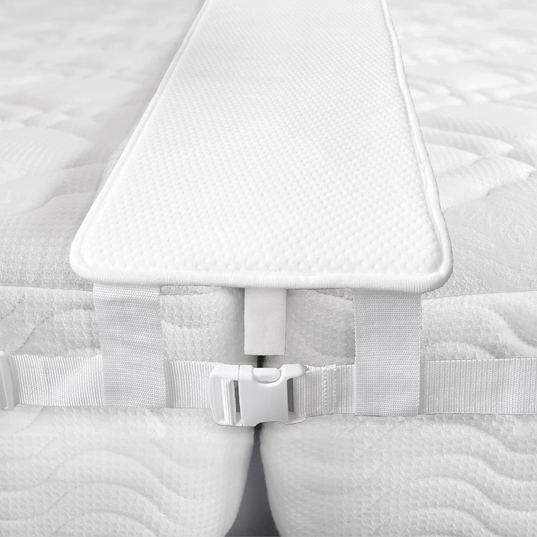 FeelAtHome 12 Inch Wide Bed Bridge Twin to King Converter Kit - Twin Bed Connector King Maker - Bed Gap Filler to Make Twin Beds Into King - Twin Mattress Connector - King Bed Converter Kit