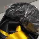 Heavy Duty Cargo Net, 4.2 x 3.5 ft, 1100 lb Capacity, with 18 ft Bungee Cord and S-Hooks (Black Yellow, 4.2' x 3.5')