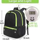 YOREPEK Soccer Backpack,Soccer Bag with Ball Holder, Water resistant Sport Equipment Bags Fit Basketball Volleyball Football