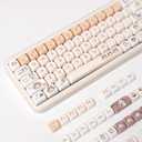 SUEHIODHY PBT Cat Keycaps Set MOA Profile Cute Keycaps 144 Keys Custom Dye-Sublimation Keyboard Keycaps for 60% 65% 70% 75% 100% Cherry MX Switches Mechanical Keyboards