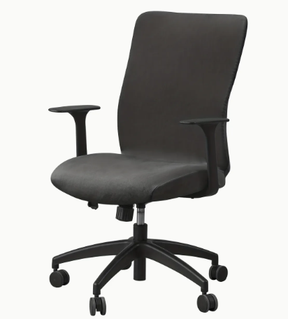 Office Chair Covers, Elastic Stretch Computer Chair Seat Slipcovers Super Fit Anti-dust Desk Seat Cover Spandex Removable Washable Kitchen Chair Protective Cover (Black)
13x35"