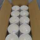 LITOPAK 500 Pack 4 oz Paper Cups, Brown Disposable Hot Coffee Cups for Party, Picnic, Travel, and Events
