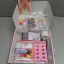 Acrylic Nail Kit for Beginners: Professional Acrylic Powder Set with Everything for Starter - U V Light Nail Drill and Liquid - Full Tools Decoration Tech Gifts for Home Salon Women