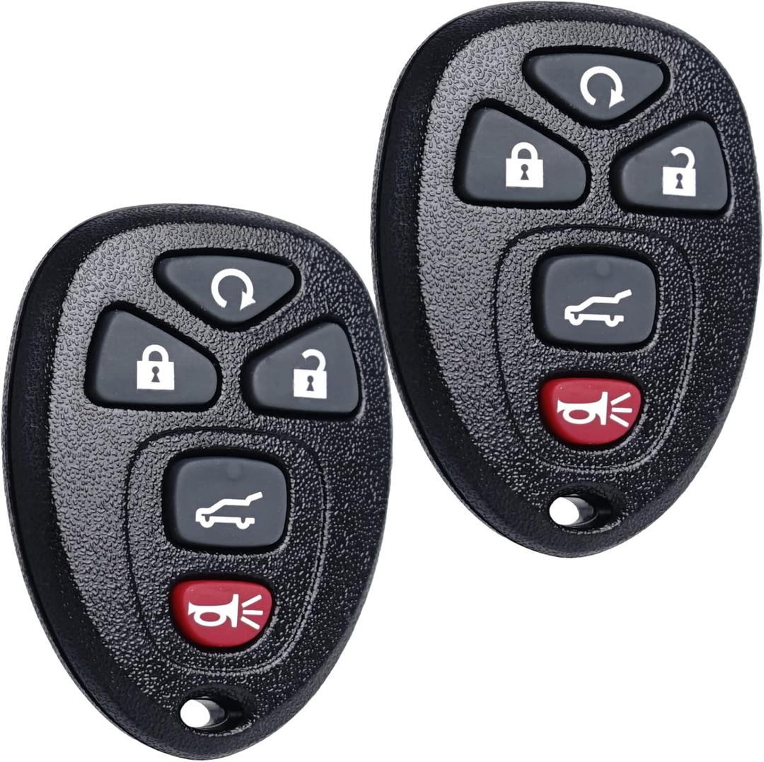 Mechanmagic Keyless Entry Remote Control Key Fob Replacement Fits for Chevy Traverse 2007-2016 Tahoe Suburban GMC Acadia Yukon XL Denali Buick Enclave Cadillac Escalade Saturn Outlook OUC60270