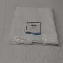 River Dream Snap in Fabric Shower Curtain Liner Replacement - 70W x 54H, White, with Magnets-Detachable Liner,(Fit 71(W) x 74(H) with Window Shower Curtain)