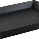G.E.T. RST-1522-BK Non-Skid Ottoman / Coffee Table Serving Tray, 15" x 20", Black