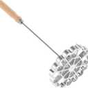 Luxshiny Bunuelos Molds with Handle Achappam Mold Pancake Rosette Maker Frying Snack Spoon Rosette Cookie Bunuelos Tool Aluminium Cast Waffle for Kitchen Baking Cooking S (31.50X12.00X12.00CM)