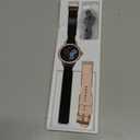 KEEPONFIT Smart Watch for Men/Women Android & iPhone, 1.27" Touch Screen Fitness Tracker with Answer/Make Calls, IP68 Waterproof Heart Rate/Sleep/SpO2 Monitor, Pedometer, 100+ Sport Modes (Black)