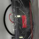 Tail Lights Assembly Compatible with Chevy Avalanche 2007-2013, LED Tube Rear Brake Lamp Taillights Set, Black Housing Clear Lens