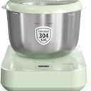 Sunvivi Electric Dough Maker with Weighing Function,5.2QT Dough Mixer with Ferment Function,Household Bread Maker Kitchen Flour Kneading Machine with Stainless Steel Bowl,Face-up Touch Panel