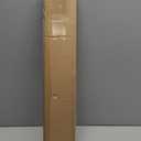 No Drill Blinds for Windows 1" Vinyl L-Shaped Slats Cordless Mini Blinds for Home, 22.5" W  48" H Black