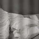 Andency White Comforter Queen Size Set with Sheets - 7 Pieces Boho Bed in a Bag Tufted Bedding Sets Lightweight All Season Bed Set with Comforter, Sheets, Pillowcases & Shams (Queen (90"x90"))