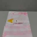 One Silly Goose Backdrop Goose 1st Birthday Banner Our Little Goose is Turning One Goose Theme Pink Plaid Bow Tie Banner Cute Cartoon Birthday Party Decorations 70.8x43.3inch (5.9x3.6ft)