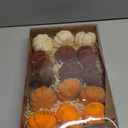 RoseCraft Artificial Flocked Pumpkins, 15PCS Coffee Gold Beige Orange Brown Velvet Foam Faux Pumpkins Decorations, for Fall Harvest Halloween Thanksgiving Table Centerpiece Decor