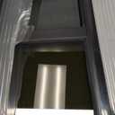 Horizontal RV Window, 21" W x 14" H Tinted Sliding RV Window with Net Screen and Trim Ring, Suitable for 15/16" or 1-3/8" and Slightly Thicker Up to 1/16" Walls, DOT Approved