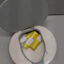 SunnySmile portable, foldable potty seat for toddler, Training Toilet Seat Emergency Toilet for Car, Camping, Outdoor, indoor (grey, small) (Gray)