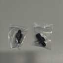 8AN Female to 1/4 Barb 90 Degree Hose Fitting Adapter Swivel Aluminum Black, Pack of 2