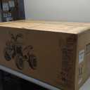 Kids ATV 4 Wheeler, 12V Ride On Toys Car for Kids with 2x35W Motor, Quad Electric Vehicles with Remote Control, LED Lights, Spring Suspension, Treaded Tires, Music, USB & AUX, Blue