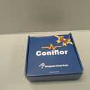 Coniflor Weighted Jump Rope, 1LB Tangle-Free Ball Bearing Rapid Speed Skipping Rope for Men Women, Adjustable 9mm Cotton & PVC Rope with Alum Handle for Boxing MMA Weight-Loss Athletic Workout Fitness