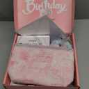Birthday Gifts for Women Unique, Happy Birthday Gift Box for Teenage Girl, Daughter, Best Friend, Sister, Relaxing Self Care Birthday Gift Basket for Her 16th 18th 20th 21st 25th, Pink
