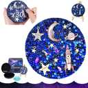 Reusable Picky Pad Fidget Reusable - Remeltable Picky Pad, Skin Picking Fidget Toys, Remeltable Silicone Picky Pads for Anxiety Reusable, Reusable Picky Pad Kit, Relief Stress, Gift Box, Wood Easel