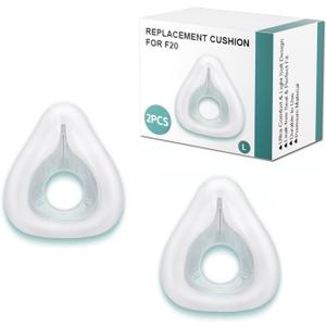 2 Packs Replacement Cushion for AirFit F20 Large, Full Face CPAP Mask Cushion for ResMed AirFit F20 (Large)