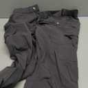 GymBrave Women's Hiking Cargo Pants Quick Dry Outdoor Camping Capris Water Resistant UPF 50 with Zipper Pockets (X-Large, Gray)