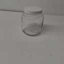 Plastic Storage Jars with Leak Proof Lids, BPA Free, Hand Wash Only (64oz, 1PK White)