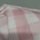 Laolitou Spring Pink Checkered Tablecloth Rectangle Washable Buffalo Plaid Table Cloth with Tassel Cotton Linen Gingham Table Cover for Dining Room, Pink, Rectangle, 55''x120'', 10-12 Seats