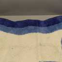 HAOCOO Blue Bathroom Rug, 20x31 inch, Extra Soft Non Slip Microfiber Absorbent Washable Shower Rug Doormat Carpet for Floor Tub Shower