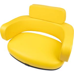 AHADA 3-Piece Tractor Seat Replacement Cushion Set for John Deere Tractor 2010 2510 2520 3010 3020 4000 4010 4020 4030 4230 4320 4430 4520 4620 4630 5010 5020 6030 7020 7520 820 830 600 PN#TY26545