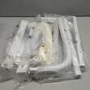 HOMEAL 59in Foldable Toddler Bed Rails, Bed Rail for Toddlers with U-Shape Base, Baby Bed Rail Guard for Twin, Full, Queen, King Beds, Bed Rail for Baby, White