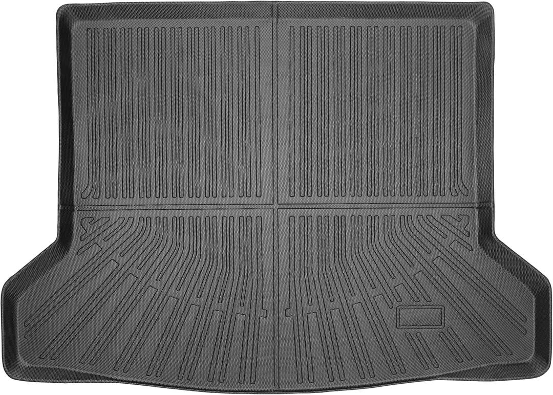 Yakitoko 3D TPE Car Trunk Cargo Liner Mat for Cadillac Lyriq 2023-2026 Custom Fit All-Weather Waterproof Floor Protection, Heavy Duty & Odorless