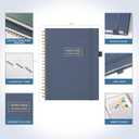 2 x And Per Se Teacher Planner 2025-2026 Academic Year -Teacher Lesson Planner from July 2025 to June 2026, 8.5" x 11", Weekly & Monthly Planning for Teachers with Monthly Tabs, Stickers (Stone Blue)