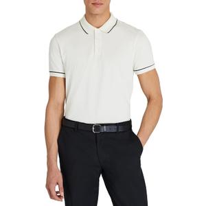 Club Monaco Men's Tipped Pique Polo, L/G