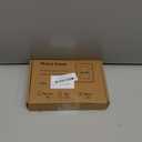 4x6 Premium Natural Walnut Wood Picture Frame, Handcrafted with Solid Wood Back & HD Tempered Glass, Rich Wood Grain, Matted for 3x5 Photos, Wall Mount or Tabletop Display (46)