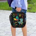 Bardic Dinosaur Lunch Box for Boys Girls - Autism Awareness Reusable Insulated Lunch Bags for Kids - Large Capacity Cooler Back to School Lunch Thermal Meal Tote Kit