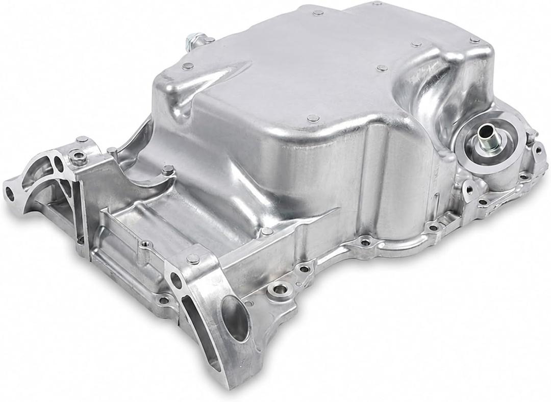 Engine Oil Pan w/Drain Plug Compatible with Accord 2013-2017 | HOP26A, Integrated cast metal body, protective coating, evenly distributed mounting holes, direct replacement