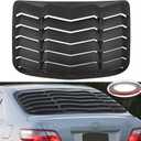 Rear Window Louver for Toyota Camry 2007 2008 2009 2010 2011 ABS Sun Shade Windshield Cover GT Lambo Style (Matte Black)