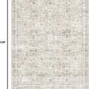 Sasttie 8x10 Area Rugs, Ultra-Soft Washable Rug for Living Room, Beige
