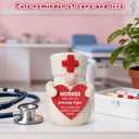 BackURyear Women Nurse Appreciation Gifts, Thank You Christmas Birthday Gift for RN NP CNA Nurse Week Day Graduation Retirement Hospital Nursing School Student Present, Handmade Crochet Gnome