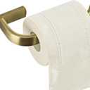 Flybath Toilet Paper Holder Antique Brass Toilet Roll Tissue Dispenser for Bathroom Wall Mounted, Brushed Brass
