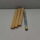 E12 Long Led Bulbs 4W Dimmable E12 Candelabra Bulb Warm White 2500K Amber Tubular Light Bulb 40 Watt T6 Edison Bulb 400lm 7.3Inch Vintage LED Filament, 6Pack