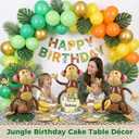 FUTUREPLUSX 3 PCS Inflatable Monkeys, Jungle Animal Balloons Jungle Themed Birthday Party Decorations Baby Shower Party Supplies