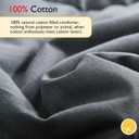 100% Cotton Filled Comforter, Premium Upgraded Cotton Bed Quilt Suitable for All Seasons, Comfortable Soft Noise-Free, Breathable and Fluffy, King, Gray | 100% Cotton, All Seasons, Breathable Fluffy, Soft Noise-Free